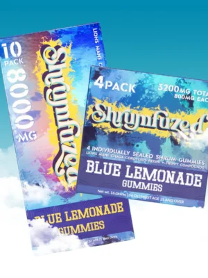 Shrumfuzed Gummies Blue Lemonade