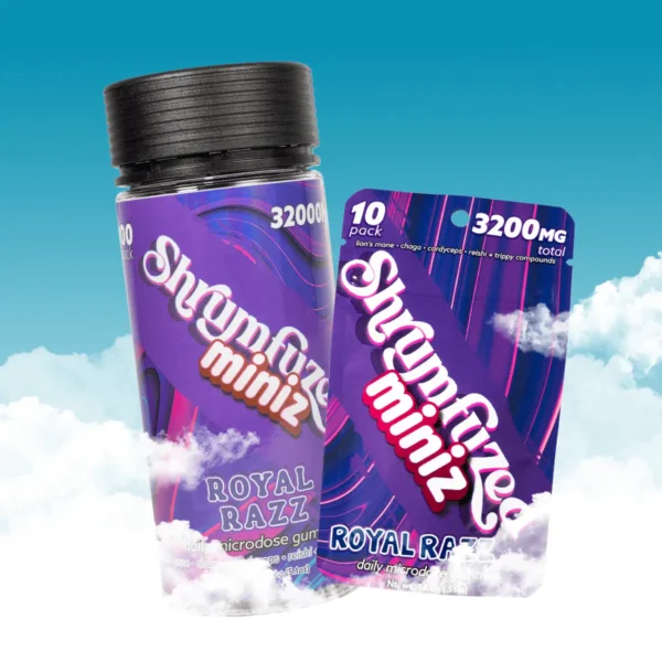 Shrumfuzed Miniz Gummies (320mg) Royal Razz