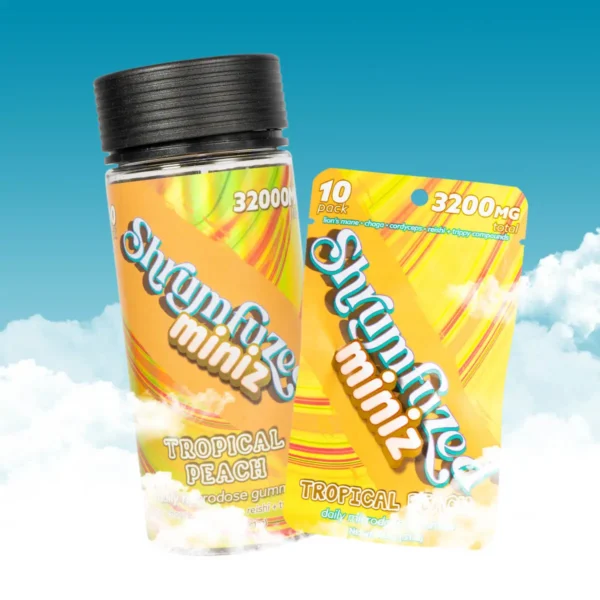Shrumfuzed Miniz Gummies (320mg) Tropical Peach