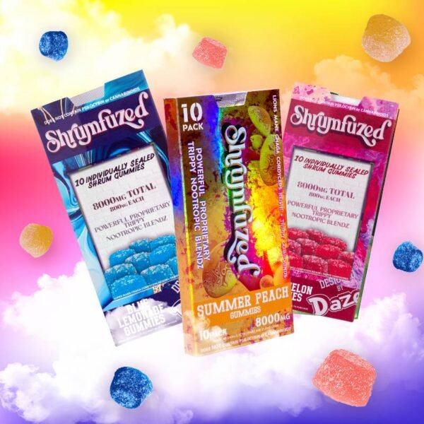 Shrumfuzed 10pk Gummies (8000mg) Summer Bundle