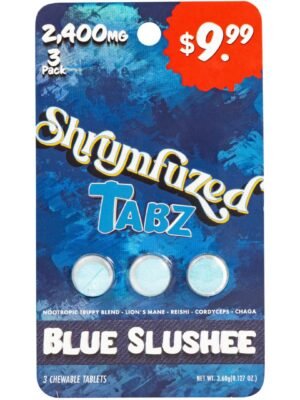 Shrumfuzed Tabz Nootropic Mushroom Tablets 3ct – Blue Slushee