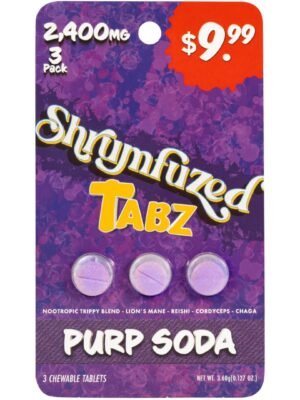 Shrumfuzed Tabz Nootropic Mushroom Tablets 3ct – Purp Soda