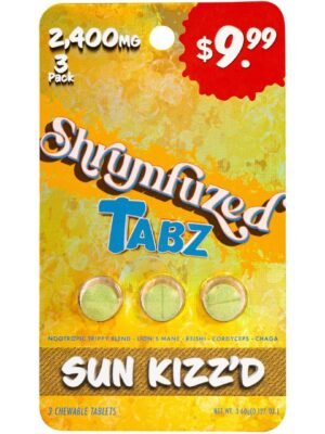 Shrumfuzed Tabz Nootropic Mushroom Tablets 3ct – Sun Kizz’d