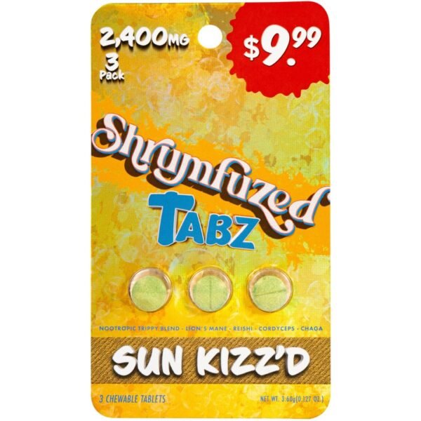 Shrumfuzed Tabz Nootropic Mushroom Tablets 3ct – Sun Kizz’d