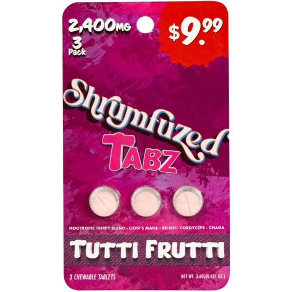 Shrumfuzed Tabz Nootropic Mushroom Tablets 3ct – Tutti Frutti