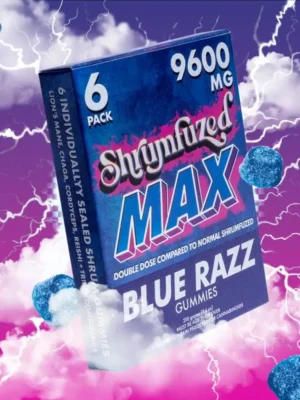 Shrumfuzed MAX Gummies Blue Razz