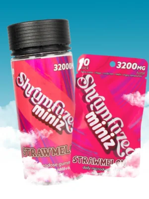 Shrumfuzed Miniz Gummies (320mg) Strawmelon